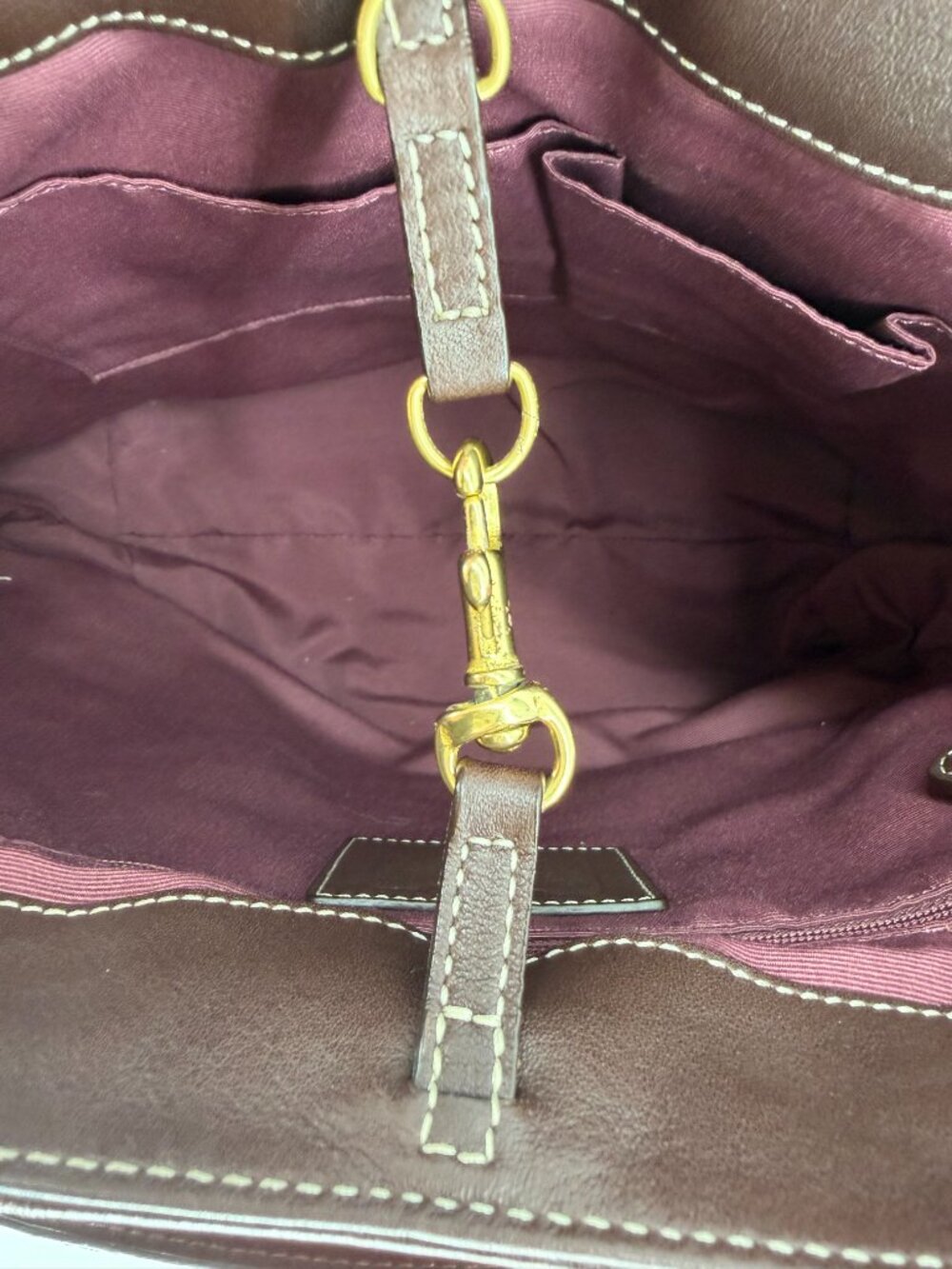 Vintage Y2K COACH 10434 Holiday Patchwork Bag Leather Suede Signature 2006 - Picture 10 of 11